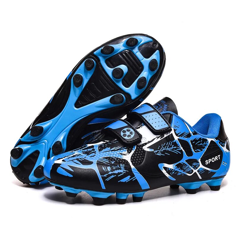 Hot Sale Fashion Children Football Shoes Soccer Cleats Kids Futsal Turf Sneakers Spike Boys Soccer Sneakers zapatos de fútbol