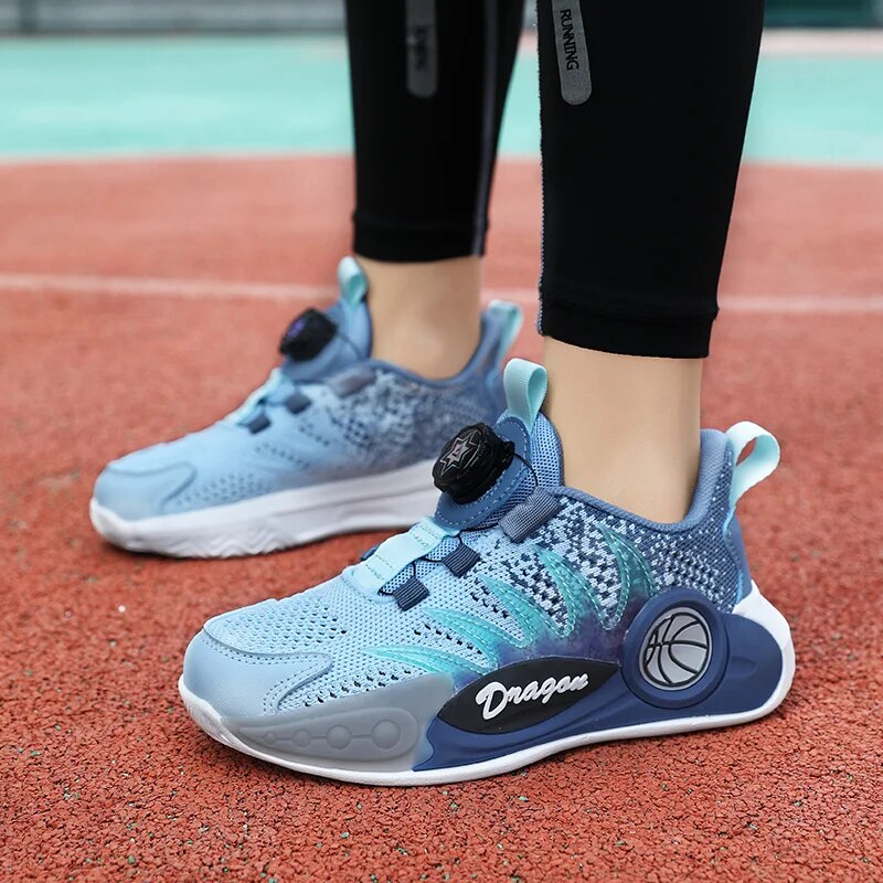 New Children's Fashion Sports Trainers Boys Running Shoes Girls Breathable Outdoor Casual Sneakers Baby Lightweight Casual Shoes