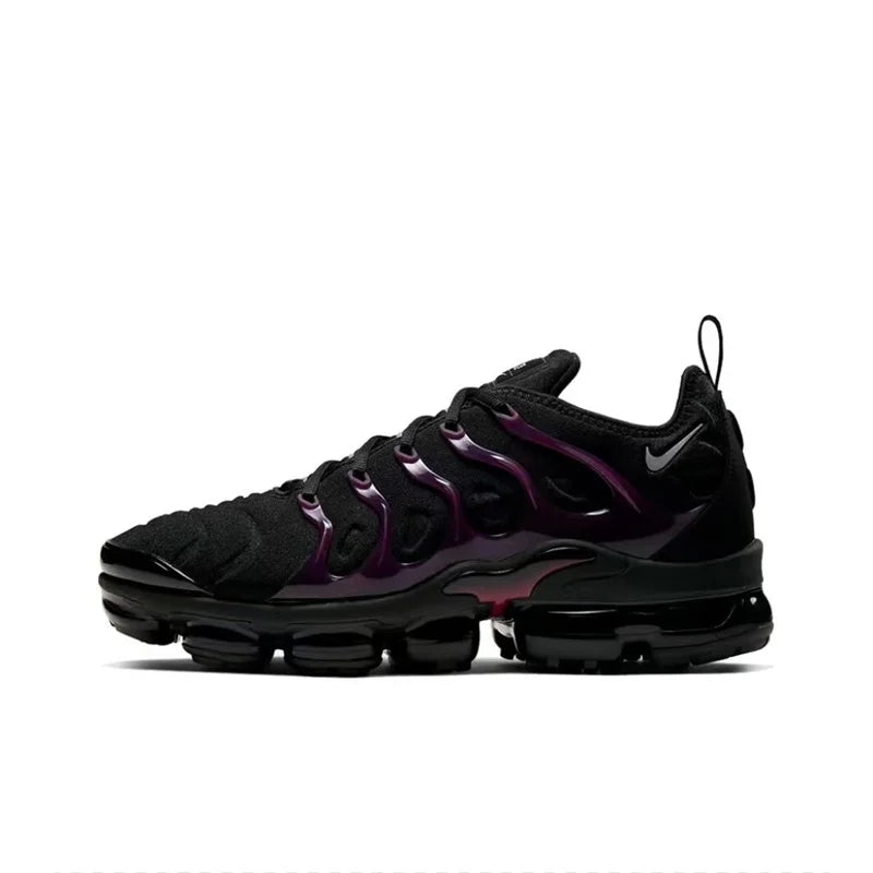 Original Nike Vapormax Plus Triple Black White men women air max Sneakers outdoors Sports Shoes