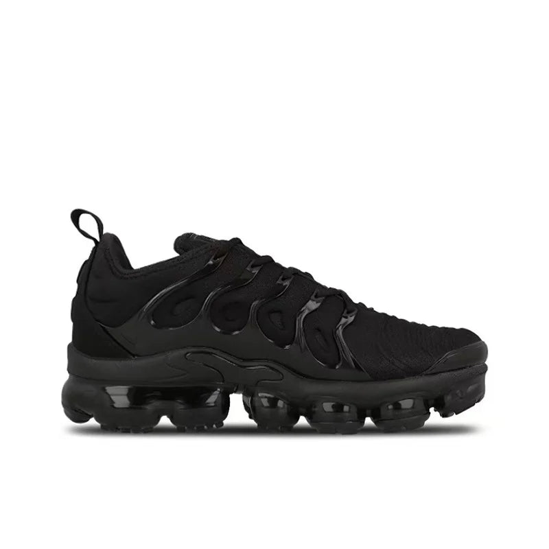 Original Nike Vapormax Plus Triple Black White men women air max Sneakers outdoors Sports Shoes