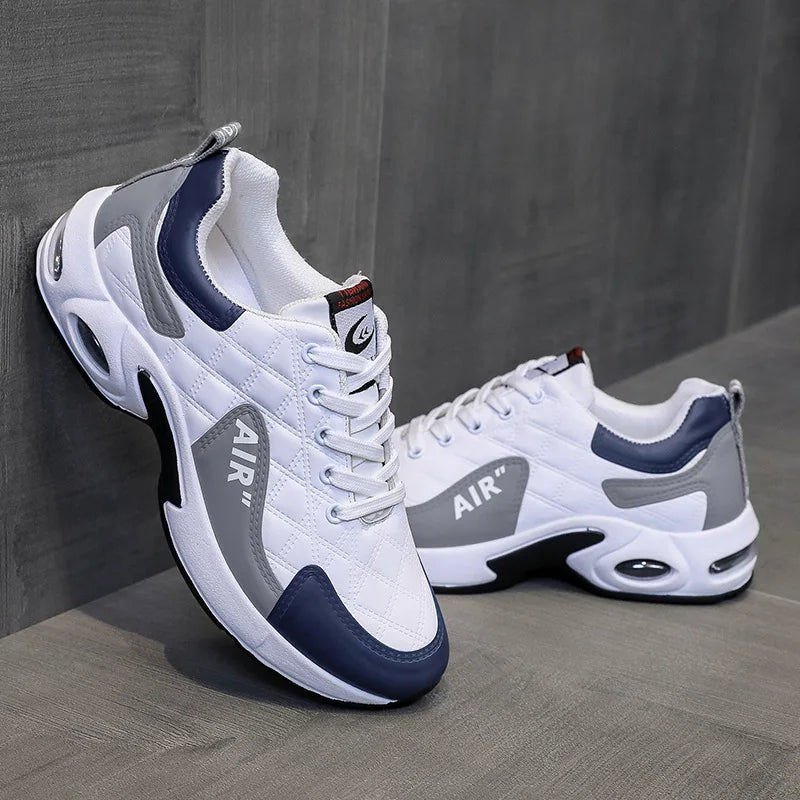 2024 New Men's Sneakers Lightweight Leather Casual Shoes Comfortable Running Shoes For Men Luxury Tenis Shoes Zapatillas Hombre