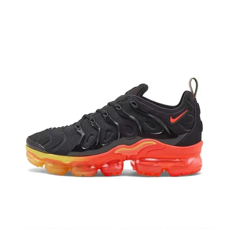 Original Nike Vapormax Plus Triple Black White men women air max Sneakers outdoors Sports Shoes