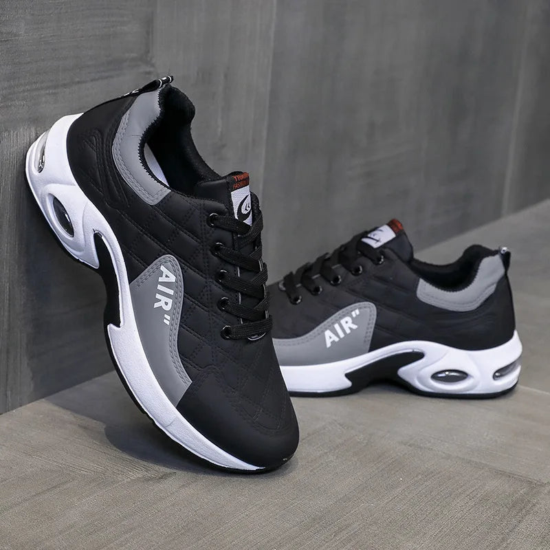 2024 New Men's Sneakers Lightweight Leather Casual Shoes Comfortable Running Shoes For Men Luxury Tenis Shoes Zapatillas Hombre