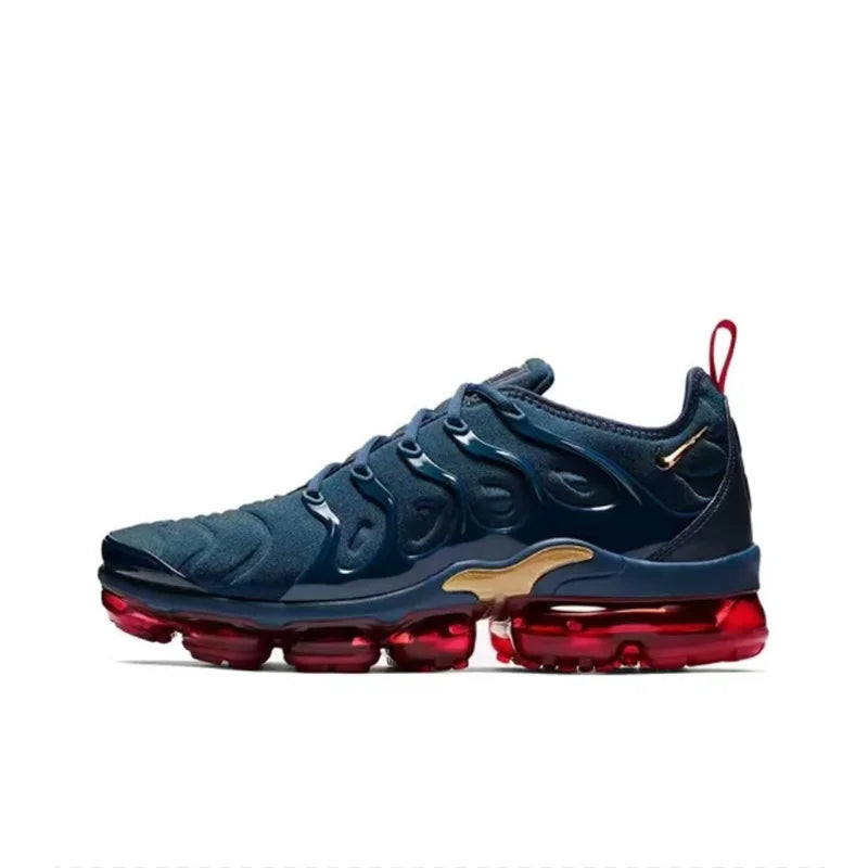 Original Nike Vapormax Plus Triple Black White men women air max Sneakers outdoors Sports Shoes