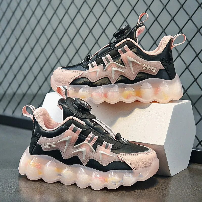 Students Basketball Shoes 2022 Kids Casual Trainer Shoes Boys Girls Comfort Breathable Sport Shoes Running Sneaker Size 28-39