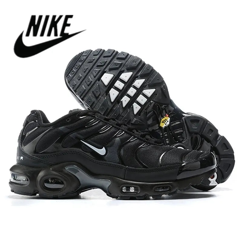 Original New 2021 Nike Air Max Plus TN SE Black White Men AirMax Outdoor Sports Jogging Running Shoes Size 40-46