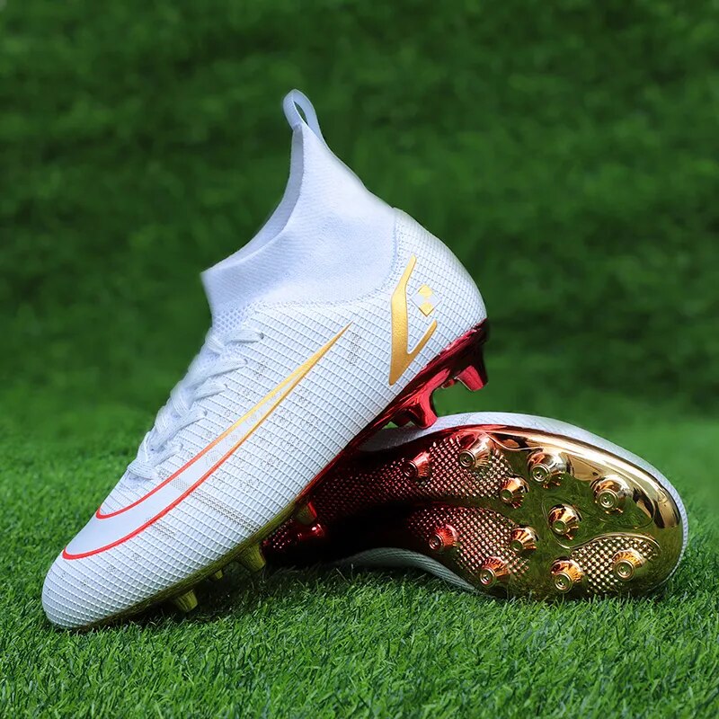 Mens Soccer Shoes Pro Original Society Soccer Boots Turf Training Soccer Shoes Kids Soccer Shoes chuteira de campo futebol