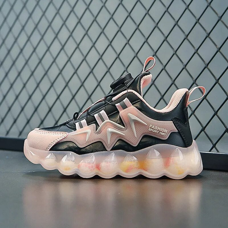 Students Basketball Shoes 2022 Kids Casual Trainer Shoes Boys Girls Comfort Breathable Sport Shoes Running Sneaker Size 28-39