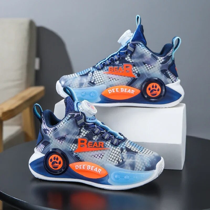 2023 New Children Shoes Boy Sneakers Fashion Basketball Shoes for Kids Casual Sneaker School Running Sports Tennis Shoes