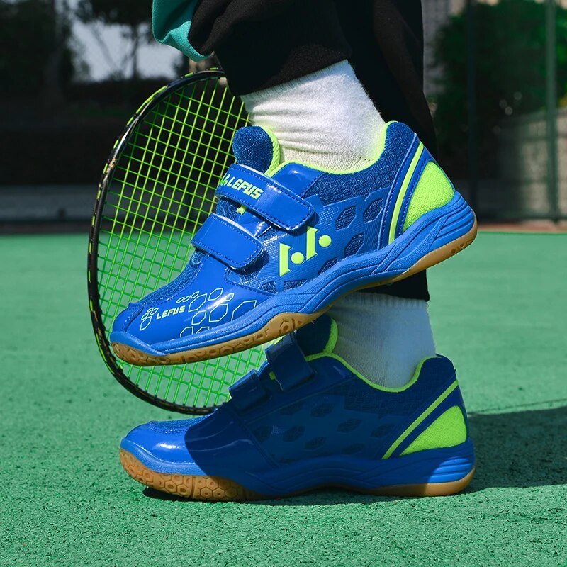 Kid's Badminton Shoes Boys Girls Volleyball Badminton Sneakers School Training Sport Shoes for Student Children Mesh Tennis Shoe