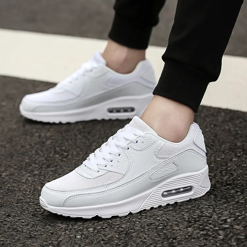Fashion Men's Sneakers White Sports Shoes for Men Air Shoes Platform Black Couple Flats Sport Tenis Masculino Zapatillas Mujer