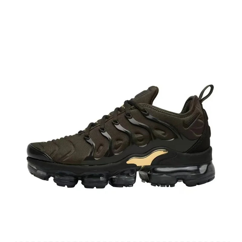Original Nike Vapormax Plus Triple Black White men women air max Sneakers outdoors Sports Shoes