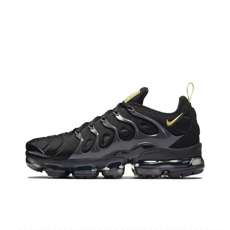 Original Nike Vapormax Plus Triple Black White men women air max Sneakers outdoors Sports Shoes