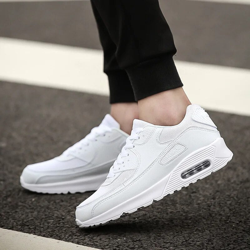 Fashion Men's Sneakers White Sports Shoes for Men Air Shoes Platform Black Couple Flats Sport Tenis Masculino Zapatillas Mujer