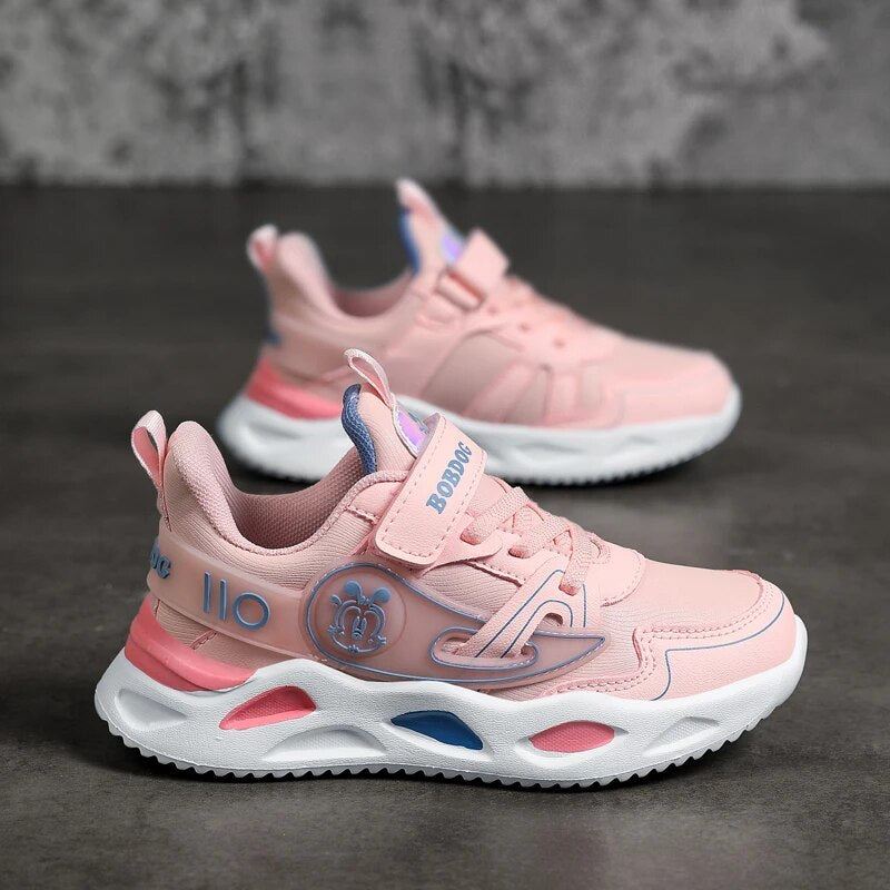 New Children's Fashion Sports Shoes Girls Boys Running Trainers Breathable Outdoor Kids Casual Lightweight Sole Sneakers Tennis