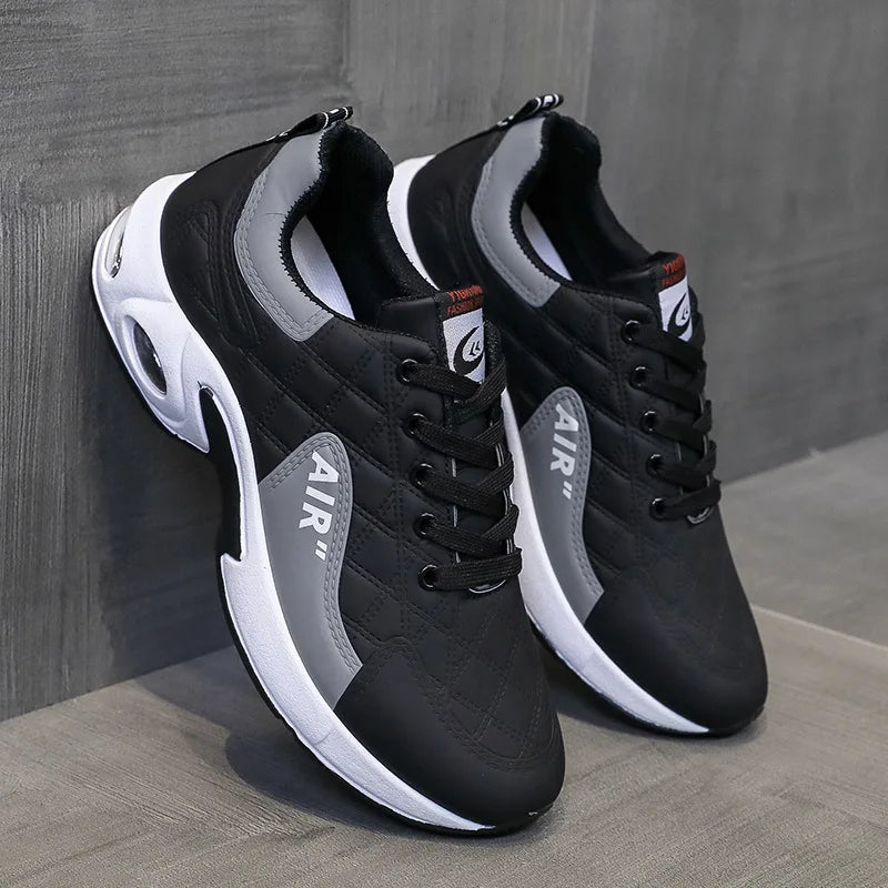 2024 New Men's Sneakers Lightweight Leather Casual Shoes Comfortable Running Shoes For Men Luxury Tenis Shoes Zapatillas Hombre
