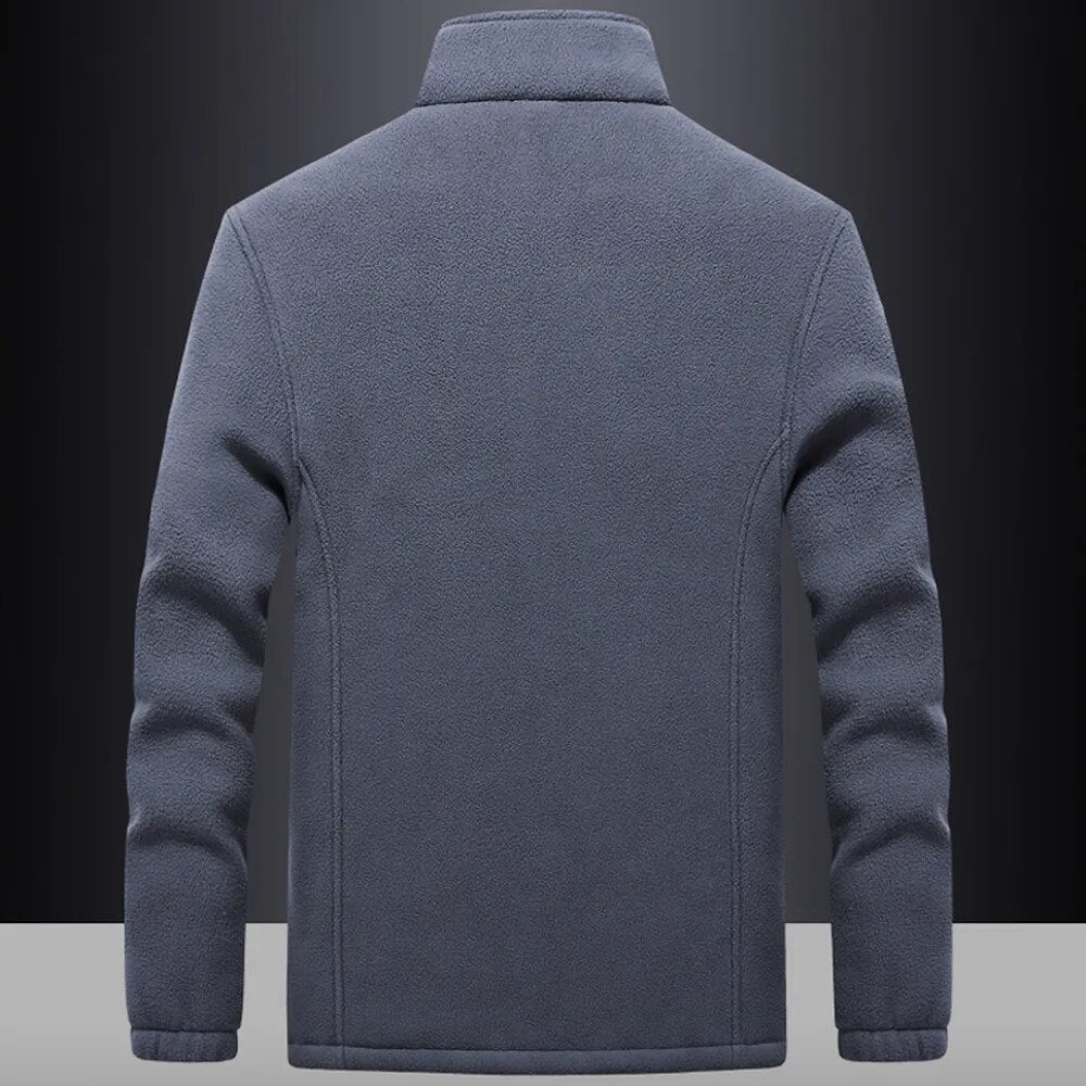 Mens Thick Fleece Jackets Men Outwear Sportswear Wool Liner Warm Jackets Coats Man Thermal Coat Men Winter Coat Plus Size L-4XL