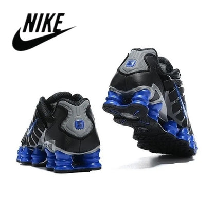 New Arrival Nike Air Max Shox TL 1308 Column Men's Black Gold comfortable Cushion Outdoor Sports Running Shoes Size 40-45