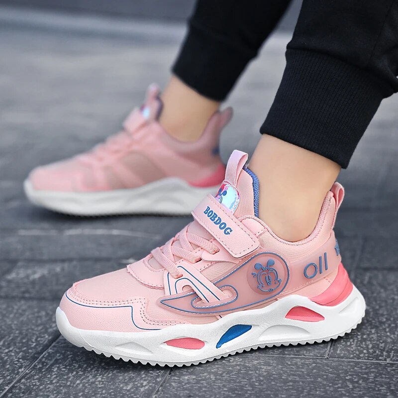 New Children's Fashion Sports Shoes Girls Boys Running Trainers Breathable Outdoor Kids Casual Lightweight Sole Sneakers Tennis