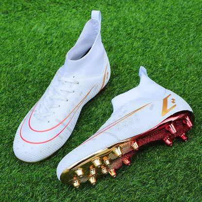 Mens Soccer Shoes Pro Original Society Soccer Boots Turf Training Soccer Shoes Kids Soccer Shoes chuteira de campo futebol